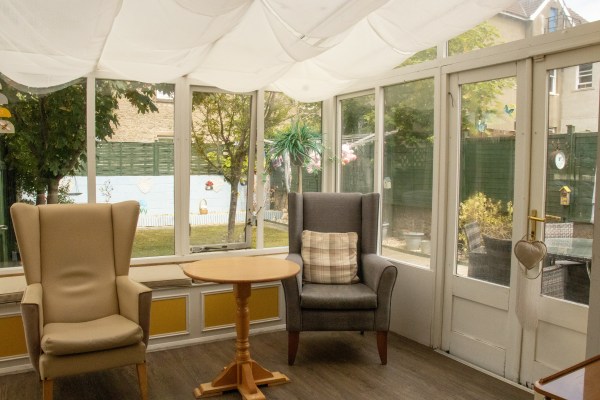 Conservatory area at Stuart House